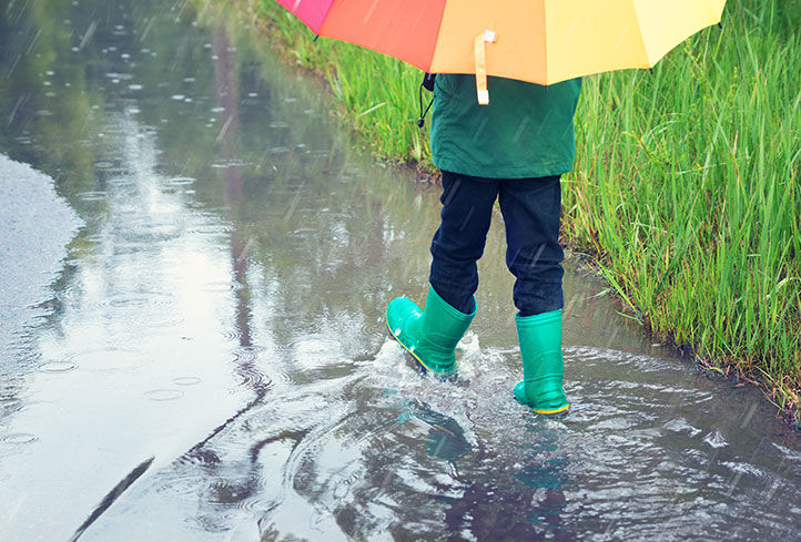 rétention eau de pluie inondation