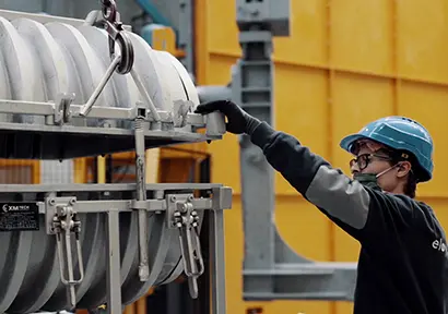 fabrication d'un relevage rotomoulé