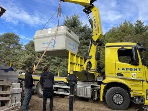 camion transportant l'oxyfix®