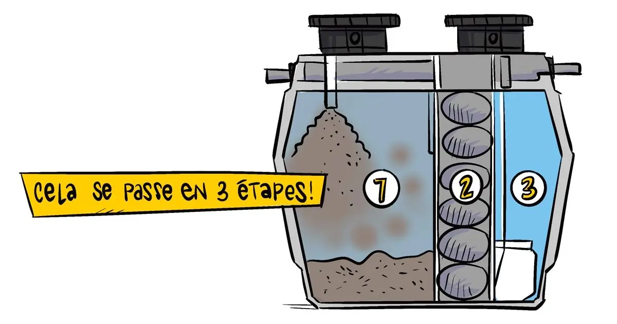 cela se passe en trois étapes