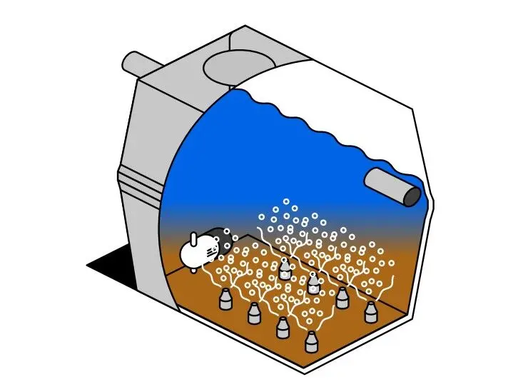 la fosse tampon pour le prétraitement des eaux usées de restaurant