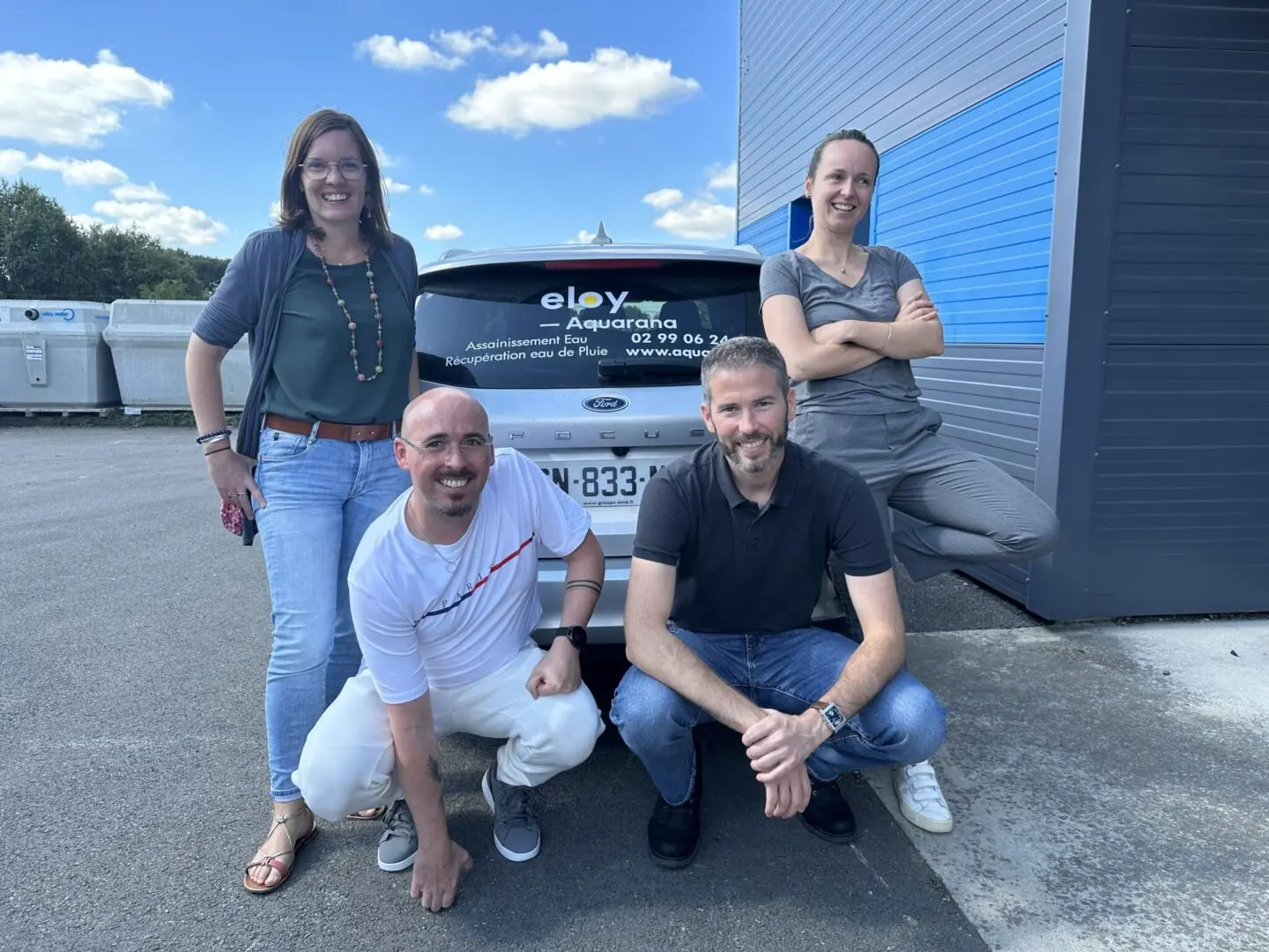 l'équipe Aquarana commerciale