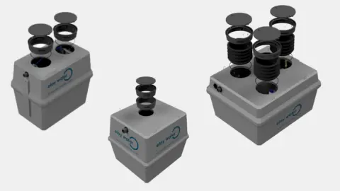 les différentes réhausses pour chaque cuves