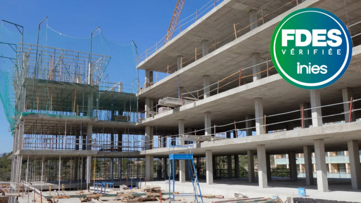 bâtiment : icône FDES (fiches de déclaration environnementale et sanitaire)