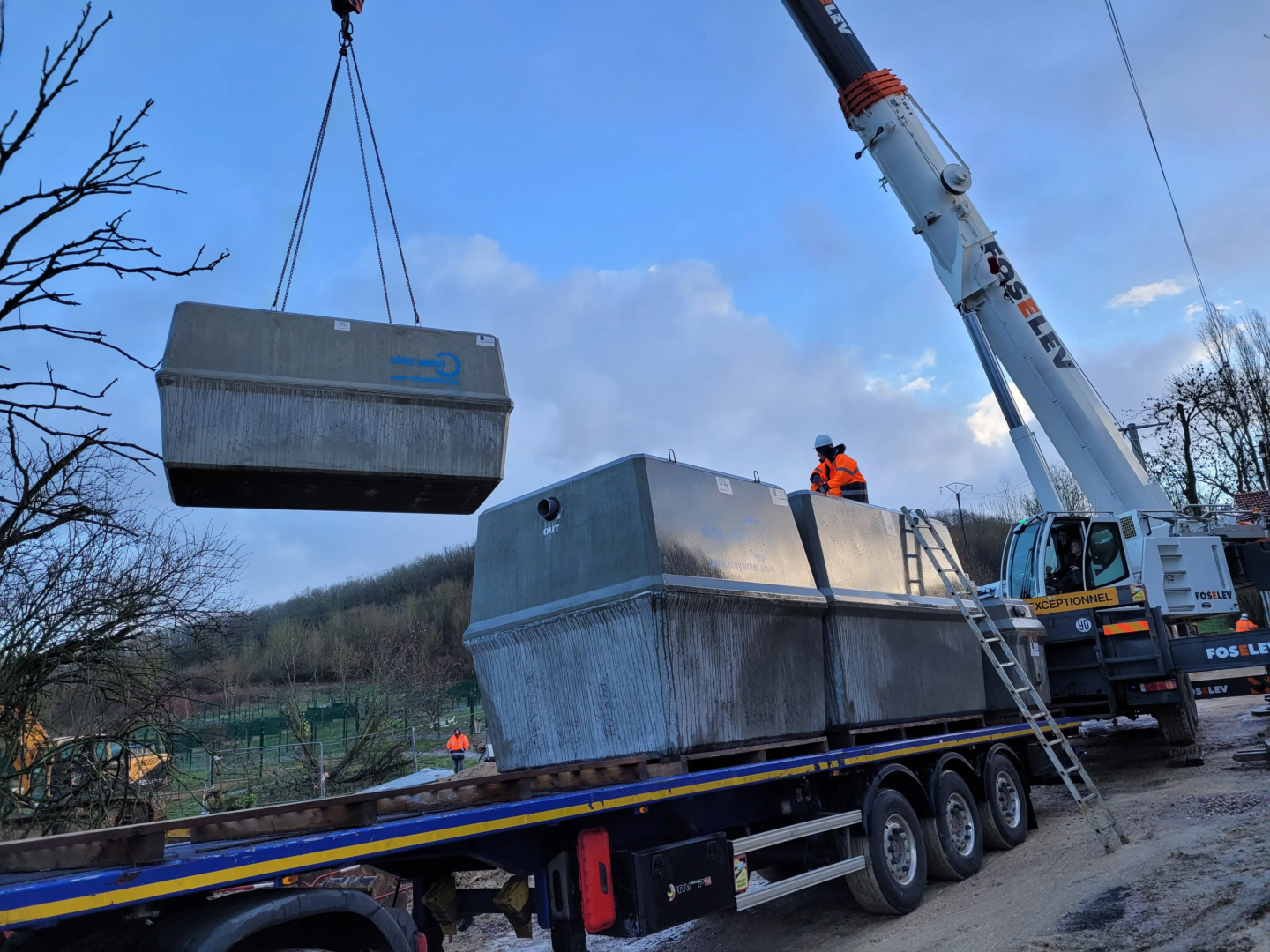 chargement de l'oxyfix® 80EH pour la SPA