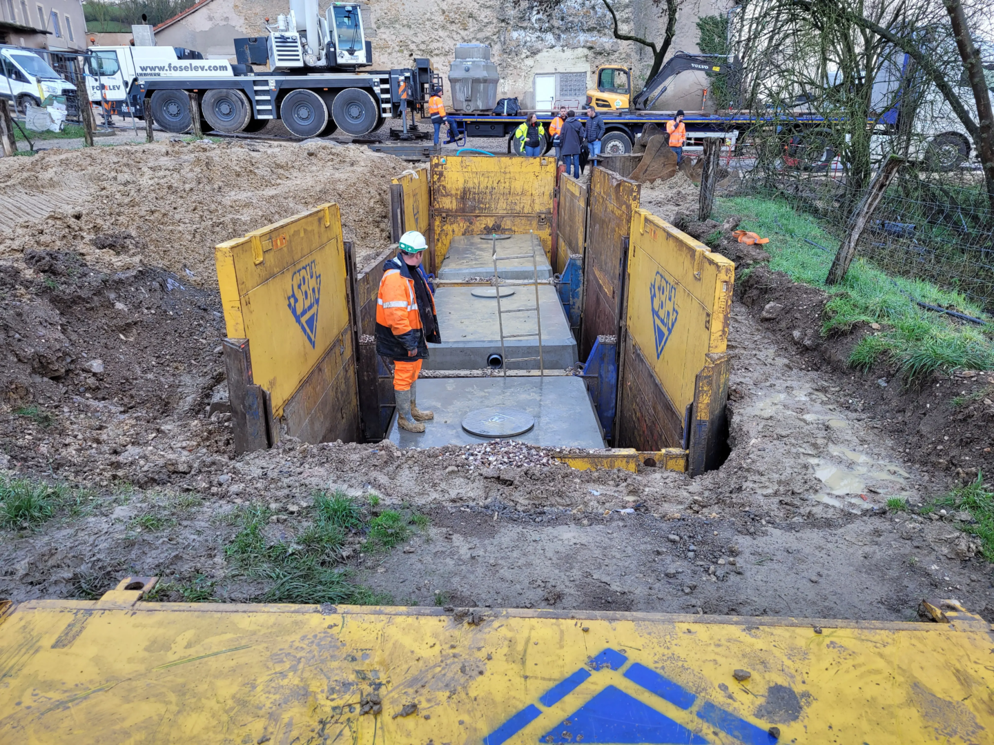 chantier placement d'un oxyfix®