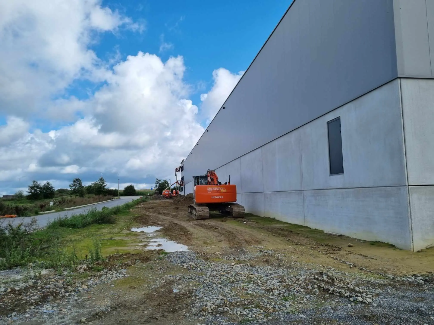 chantier pour la brasserie