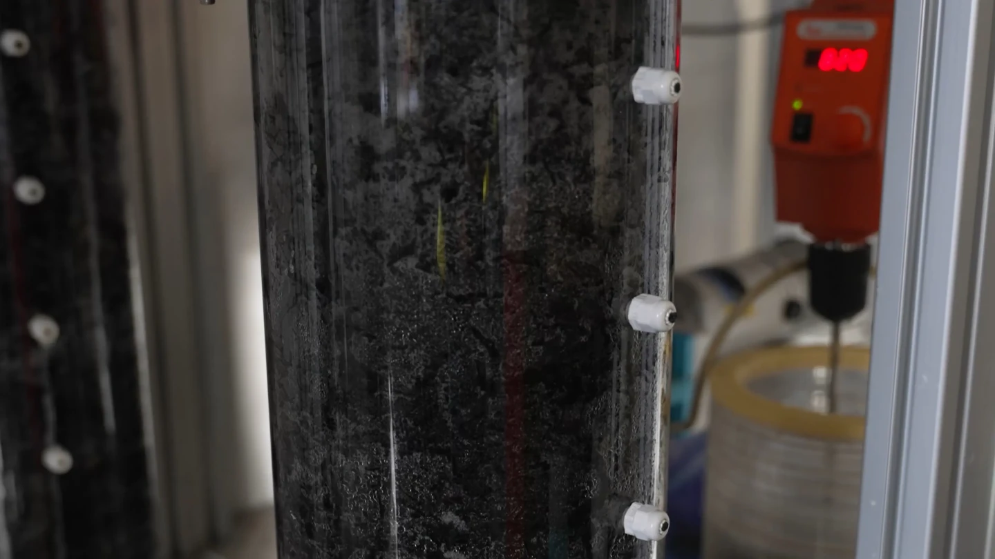 Essais en laboratoire sur le média filtrant xylit pour analyser sa composition et sa durabilité biologique