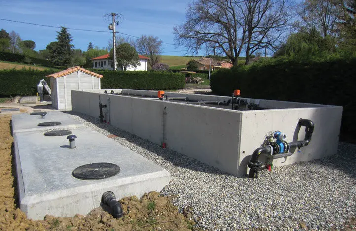 chantier assainissement collectif